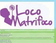 Tablet Screenshot of locomatrifoco.blogspot.com