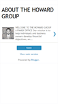 Mobile Screenshot of abouthowardgroup.blogspot.com