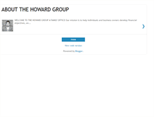 Tablet Screenshot of abouthowardgroup.blogspot.com