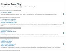 Tablet Screenshot of browsersbookstore.blogspot.com