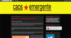 Desktop Screenshot of caos-emergente.blogspot.com