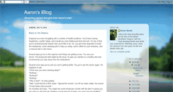 Desktop Screenshot of aaronsiblog.blogspot.com
