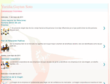 Tablet Screenshot of comunicacionyuridia.blogspot.com