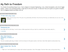 Tablet Screenshot of myfreedompath.blogspot.com