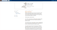 Desktop Screenshot of matingforamateurs.blogspot.com