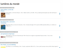 Tablet Screenshot of lumieres-du-monde.blogspot.com