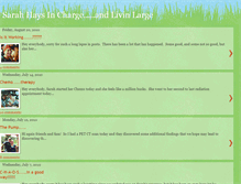 Tablet Screenshot of haysincharge.blogspot.com