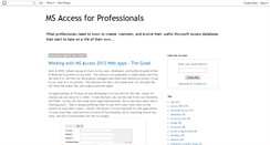 Desktop Screenshot of accesspro.blogspot.com