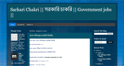Desktop Screenshot of bdsarkarichakri.blogspot.com