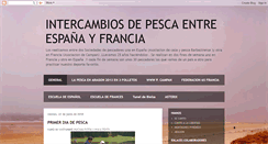 Desktop Screenshot of intercambiospescaespanafrancia.blogspot.com