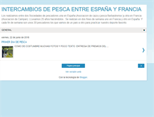 Tablet Screenshot of intercambiospescaespanafrancia.blogspot.com
