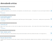 Tablet Screenshot of desnudandoaristas.blogspot.com