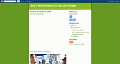 Desktop Screenshot of benwh2citylifeproject.blogspot.com