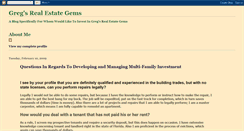 Desktop Screenshot of gregsrealestategems.blogspot.com