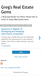 Mobile Screenshot of gregsrealestategems.blogspot.com