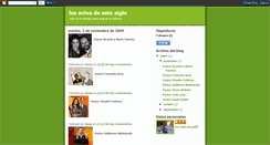 Desktop Screenshot of losavivadeestesiglo.blogspot.com