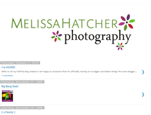 Tablet Screenshot of melissahatcherphoto.blogspot.com