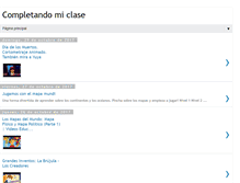 Tablet Screenshot of completandomiclase.blogspot.com