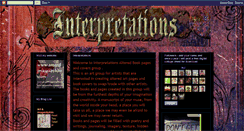 Desktop Screenshot of interpretationsalteredart.blogspot.com