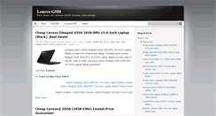 Desktop Screenshot of lenovog550.blogspot.com