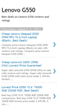 Mobile Screenshot of lenovog550.blogspot.com