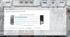 Desktop Screenshot of continentalessai.blogspot.com