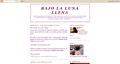 Desktop Screenshot of escribiendo-bajolalunallena.blogspot.com