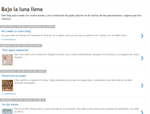 Tablet Screenshot of escribiendo-bajolalunallena.blogspot.com