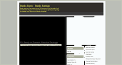 Desktop Screenshot of banksrates.blogspot.com