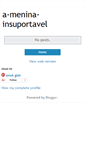 Mobile Screenshot of a-menina-insuportavel.blogspot.com