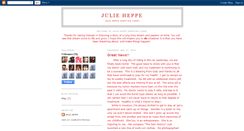 Desktop Screenshot of julieheppe.blogspot.com
