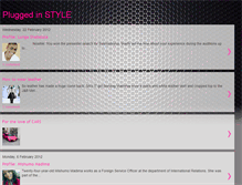 Tablet Screenshot of pluggedinstyle.blogspot.com