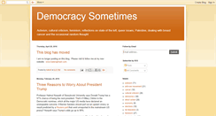 Desktop Screenshot of democracy-sometime.blogspot.com