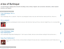 Tablet Screenshot of aboxofburlesque.blogspot.com