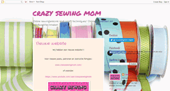 Desktop Screenshot of crazysewingmom.blogspot.com