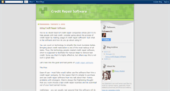 Desktop Screenshot of creditrepairsoftware101.blogspot.com