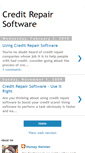 Mobile Screenshot of creditrepairsoftware101.blogspot.com
