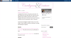 Desktop Screenshot of cardigansandcouture.blogspot.com