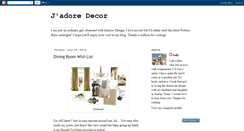 Desktop Screenshot of jadoredecor.blogspot.com