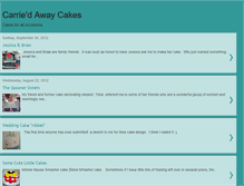 Tablet Screenshot of carriedawaycakes.blogspot.com