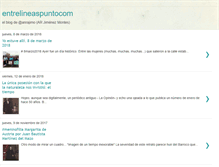 Tablet Screenshot of entrelineaspuntocom.blogspot.com
