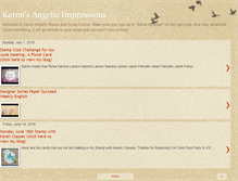 Tablet Screenshot of karensangelicimpressions.blogspot.com