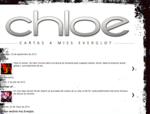 Tablet Screenshot of chloesonic.blogspot.com