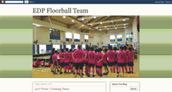 Desktop Screenshot of edpfloorball.blogspot.com