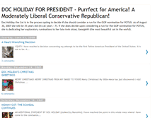 Tablet Screenshot of docholidayforpresident.blogspot.com