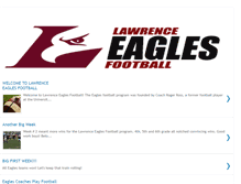 Tablet Screenshot of lawrenceeaglesfootball.blogspot.com