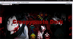 Desktop Screenshot of creepypastadark.blogspot.com