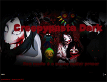 Tablet Screenshot of creepypastadark.blogspot.com