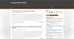Desktop Screenshot of easypaydayloans.blogspot.com