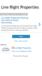 Mobile Screenshot of liverightproperties.blogspot.com